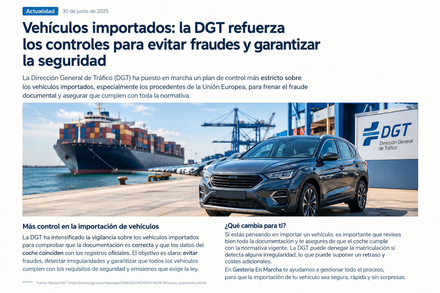 Vehículos usados importados: ¿qué debemos tener en cuenta antes de comprarlos?